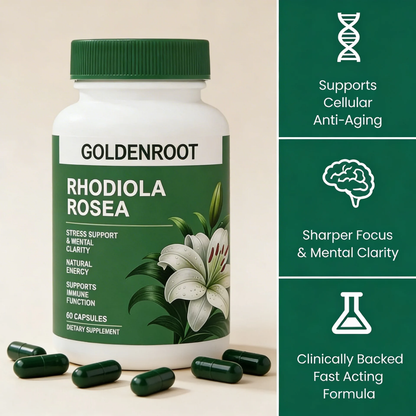 Rhodiola Rosea Capsules (1,000 mg)