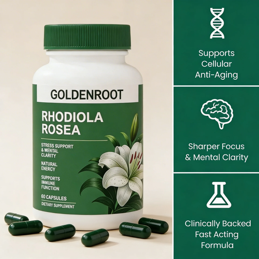 Rhodiola Rosea Capsules (1,000 mg)